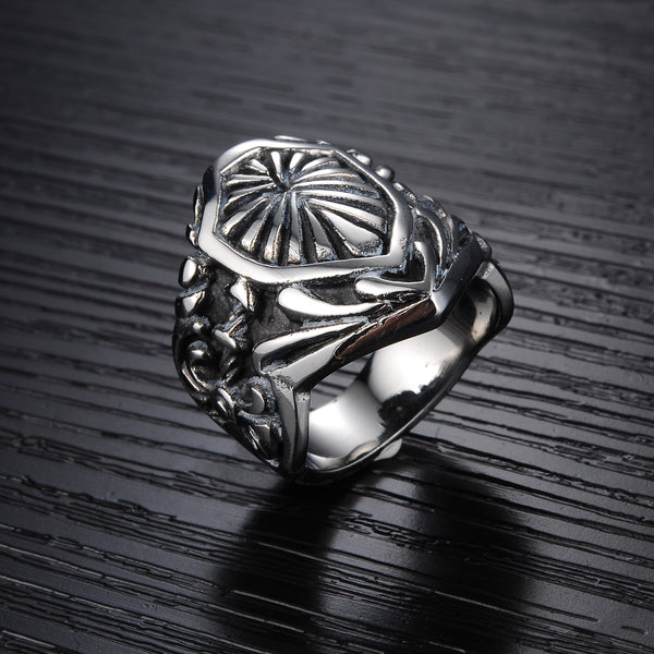 Men's Fashion Helmet Hip Hop Ring-Mens Ring-SunnyHouse Jewelry