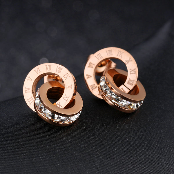 Women's Fashion Blinking Ring Drop Earrings-Womens Earrings-SunnyHouse Jewelry