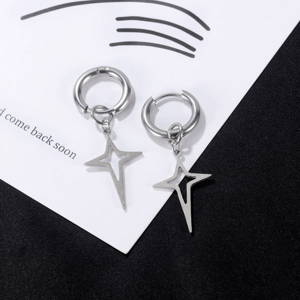 Women's Fashion Star Drop Earrings-Womens Earrings-SunnyHouse Jewelry