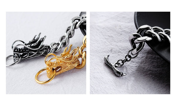 Men's Fashion Dragon Bracelet-Mens Bracelet-SunnyHouse Jewelry