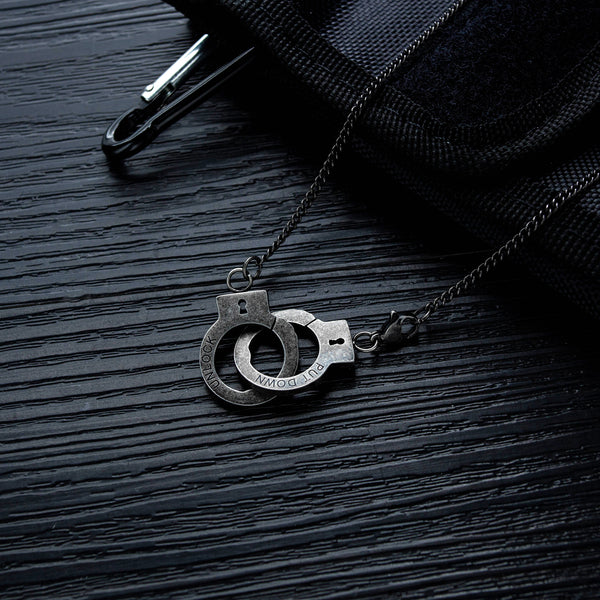 Men's Fashion Hip Hop Handcuffs Pendant Necklace-Mens Pendant Necklace-SunnyHouse Jewelry