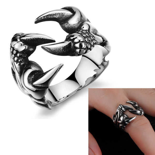 Men's Fashion Claw Hip Hop Ring-Mens Ring-SunnyHouse Jewelry