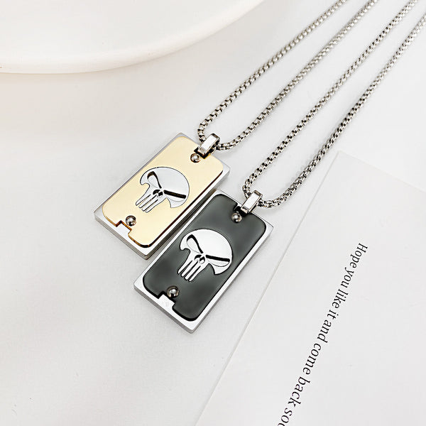 Men's Fashion Hip Hop ET Pendant Necklace-Mens Pendant Necklace-SunnyHouse Jewelry