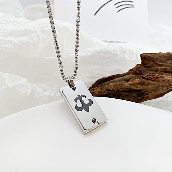 Men's Fashion Anchor Pendant Necklace-Mens Pendant Necklace-SunnyHouse Jewelry