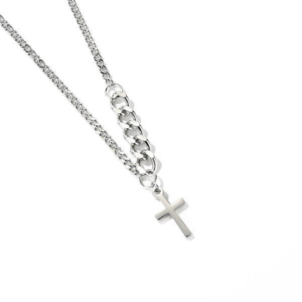 Women's Fashion Cross Pendant Necklace-Womens Pendant Necklace-SunnyHouse Jewelry