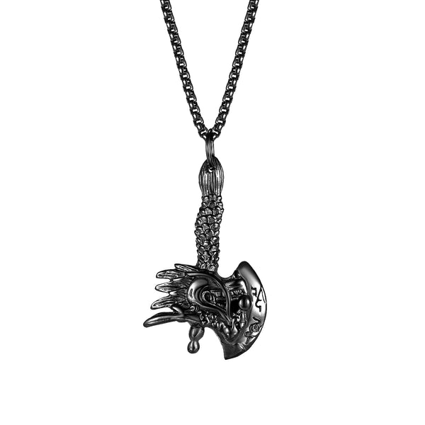 Men's Fashion Hip Hop AX Pendant Necklace-Mens Pendant Necklace-SunnyHouse Jewelry