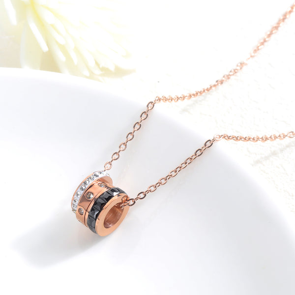 Women's Fashion Blinking Roll Pendant Necklace-Womens Pendant Necklace-SunnyHouse Jewelry