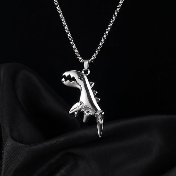 Men's Fashion Hip Hop Dinosaur Pendant Necklace-Mens Pendant Necklace-SunnyHouse Jewelry