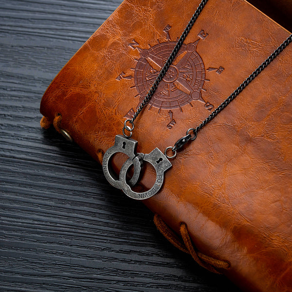 Men's Fashion Hip Hop Handcuffs Pendant Necklace-Mens Pendant Necklace-SunnyHouse Jewelry