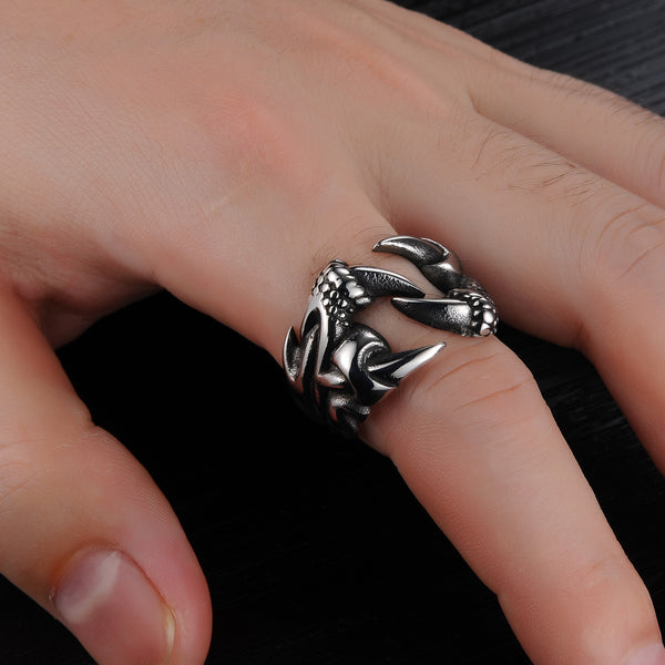 Men's Fashion Claw Hip Hop Ring-Mens Ring-SunnyHouse Jewelry