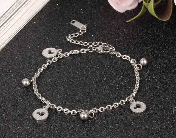 Women's Fashion Heart Bracelet-Womens Bracelet-SunnyHouse Jewelry