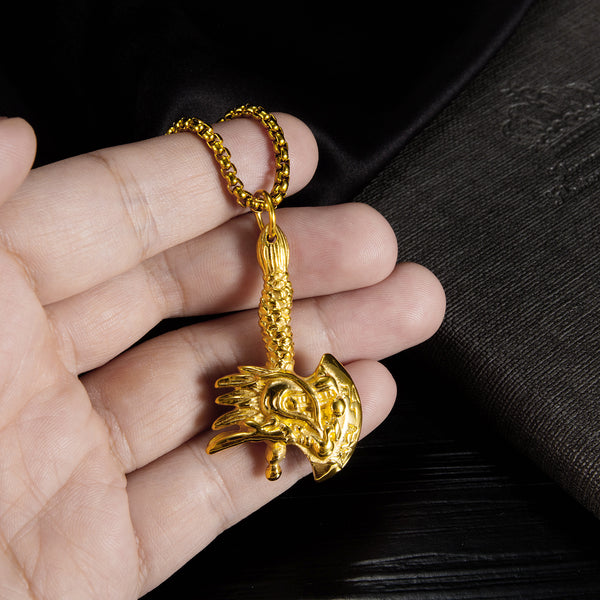 Men's Fashion Hip Hop AX Pendant Necklace-Mens Pendant Necklace-SunnyHouse Jewelry