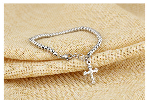 Women's Fashion Cross Bracelet-Womens Bracelet-SunnyHouse Jewelry