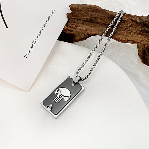 Men's Fashion Hip Hop ET Pendant Necklace-Mens Pendant Necklace-SunnyHouse Jewelry