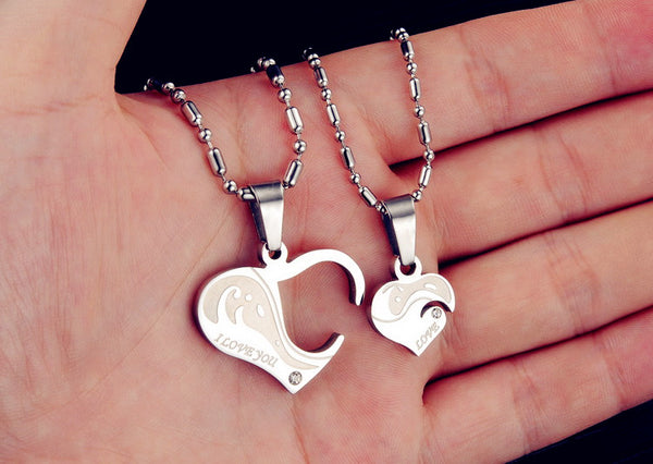 His & Hers Matching Set You Are in My Heart Couple Necklace Couple Jewelry Set-Couple Necklace-SunnyHouse Jewelry