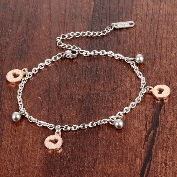 Women's Fashion Heart Bracelet-Womens Bracelet-SunnyHouse Jewelry