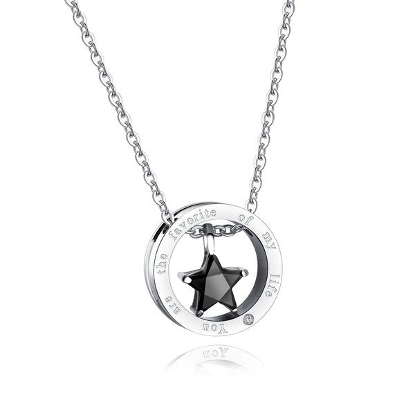 His & Hers Matching Set Lucky Star Couple Necklace Couple Jewelry Set-Couple Necklace-SunnyHouse Jewelry