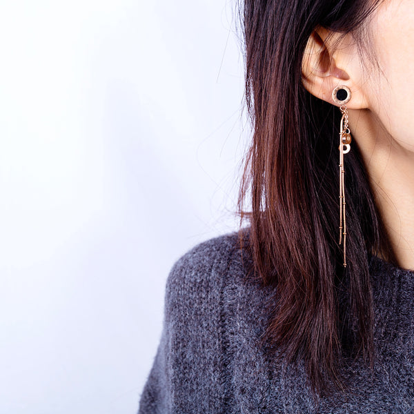 Women's Fashion Long Drop Earrings-Womens Earrings-SunnyHouse Jewelry