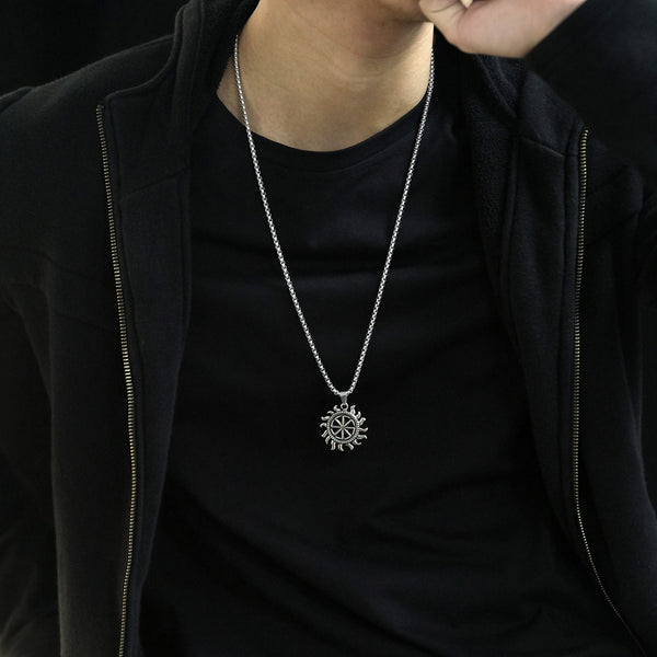 Men's Fashion Hip Hop Slavs Token Pendant Necklace-Mens Pendant Necklace-SunnyHouse Jewelry