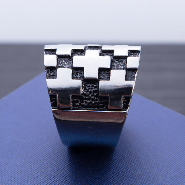 Men's Fashion Cross Ring-Mens Ring-SunnyHouse Jewelry