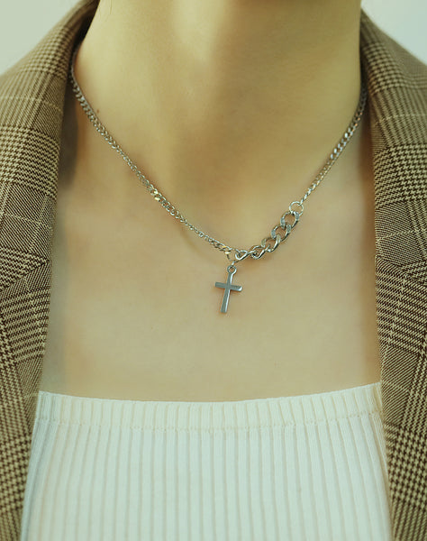 Women's Fashion Cross Pendant Necklace-Womens Pendant Necklace-SunnyHouse Jewelry