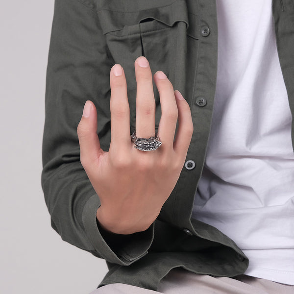 Men's Fashion Hip Hop Snake Ring-Mens Ring-SunnyHouse Jewelry