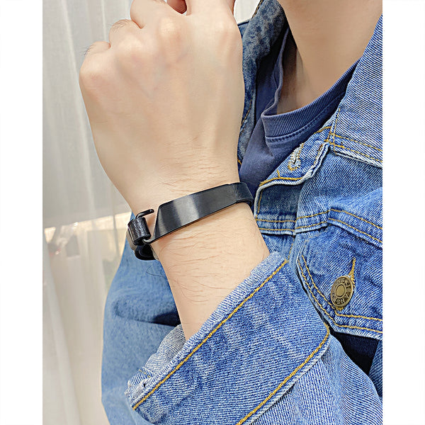 Men's Fashion Simple Leather Bracelet-Mens Bracelet-SunnyHouse Jewelry