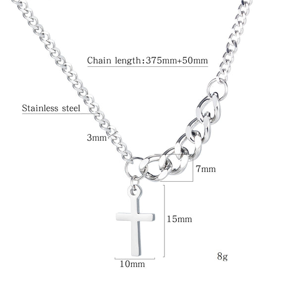 Women's Fashion Cross Pendant Necklace-Womens Pendant Necklace-SunnyHouse Jewelry