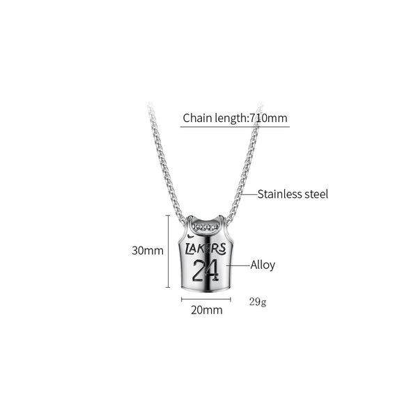 Men's Fashion Laker 24 Pendant Necklace-Mens Pendant Necklace-SunnyHouse Jewelry