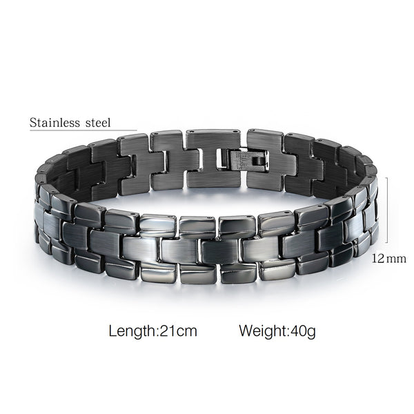 Men's Fashion Grey Bracelet-Mens Bracelet-SunnyHouse Jewelry