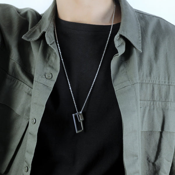 Men's Fashion Simple Pendant Necklace-Mens Pendant Necklace-SunnyHouse Jewelry