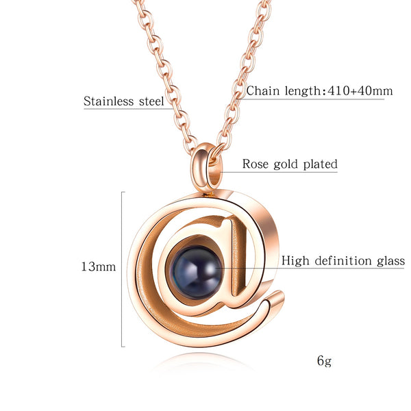 Women's Fashion Email @ Pendant Necklace-Womens Pendant Necklace-SunnyHouse Jewelry