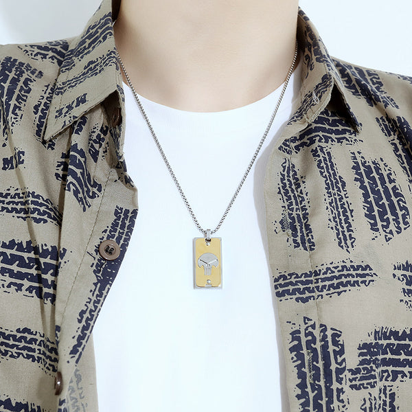 Men's Fashion Hip Hop ET Pendant Necklace-Mens Pendant Necklace-SunnyHouse Jewelry