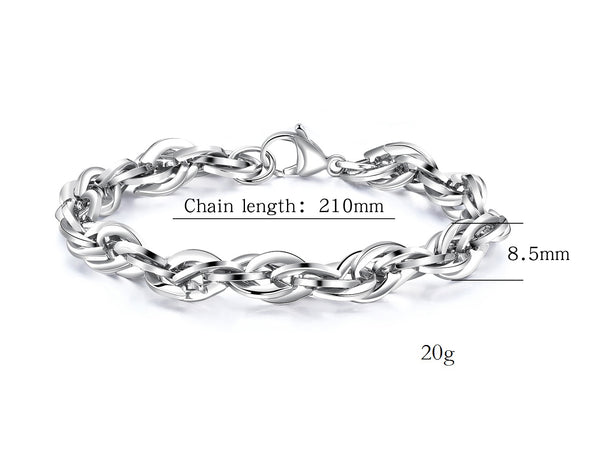 Men's Fashion Chain Bracelet-Mens Bracelet-SunnyHouse Jewelry