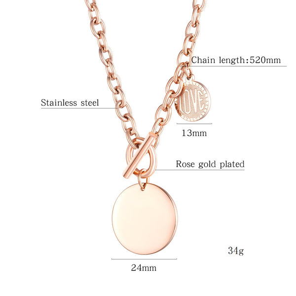 Women's Fashion Love Tag Pendant Necklace-Womens Pendant Necklace-SunnyHouse Jewelry