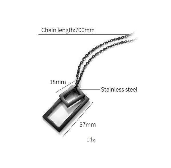 Men's Fashion Simple Pendant Necklace-Mens Pendant Necklace-SunnyHouse Jewelry