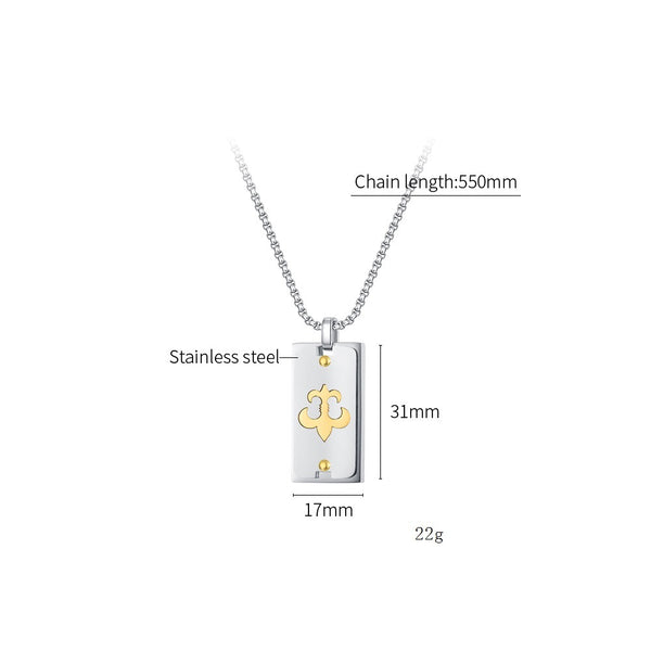 Men's Fashion Anchor Pendant Necklace-Mens Pendant Necklace-SunnyHouse Jewelry