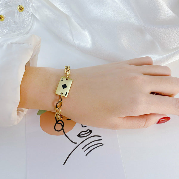 Women's Fashion Ace Bracelet-Womens Bracelet-SunnyHouse Jewelry