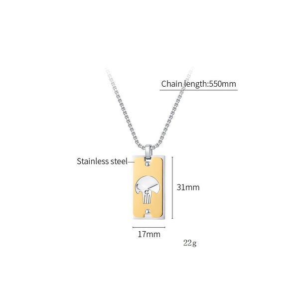 Men's Fashion Hip Hop ET Pendant Necklace-Mens Pendant Necklace-SunnyHouse Jewelry