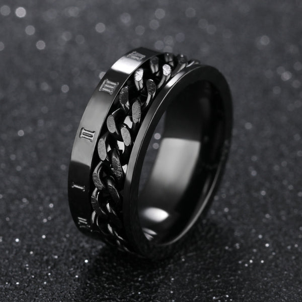 Men's Fashion Harley Bike Chain Ring-Mens Ring-SunnyHouse Jewelry