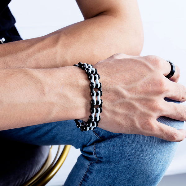 Men's Fashion Harley Bike Bracelet-Mens Bracelet-SunnyHouse Jewelry