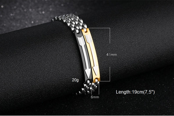 Men's Fashion Arrow Bracelet-Mens Bracelet-SunnyHouse Jewelry