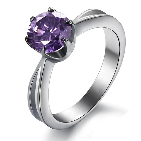 Women's Fashion Purple Ring-Womens Ring-SunnyHouse Jewelry