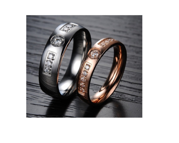 His & Hers Matching Set Traditional Style Couple Rings Wedding Band Set-Couple Rings-SunnyHouse Jewelry